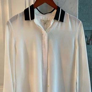 Rag & Bone silk blouse. NWT.